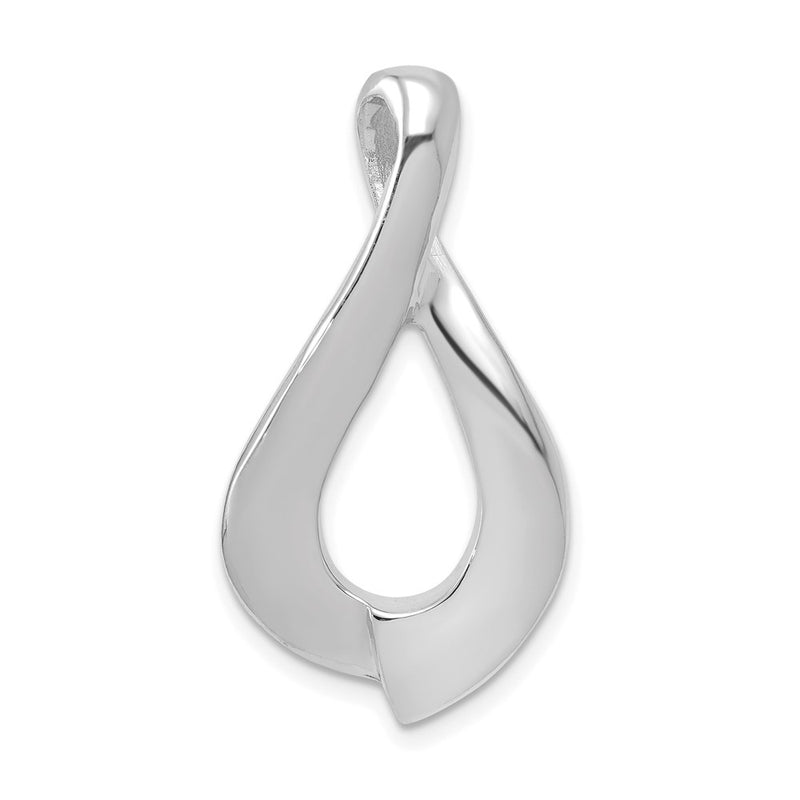 14K White Gold Slide