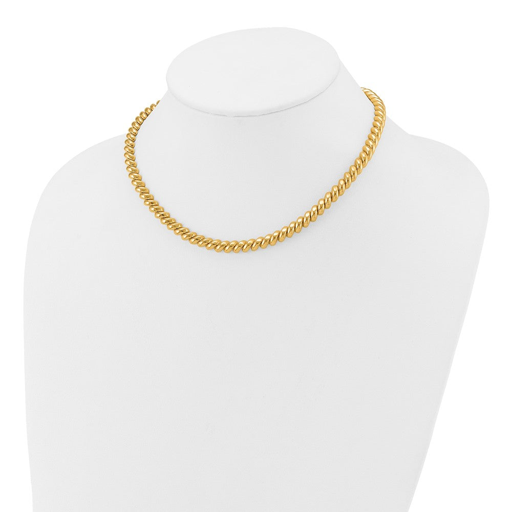 14K Yellow Gold Polished San Marco Necklace