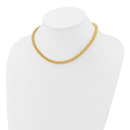 14K Yellow Gold Polished San Marco Necklace