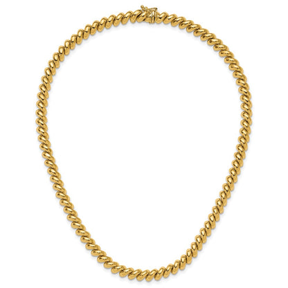 14K Yellow Gold Polished San Marco Necklace