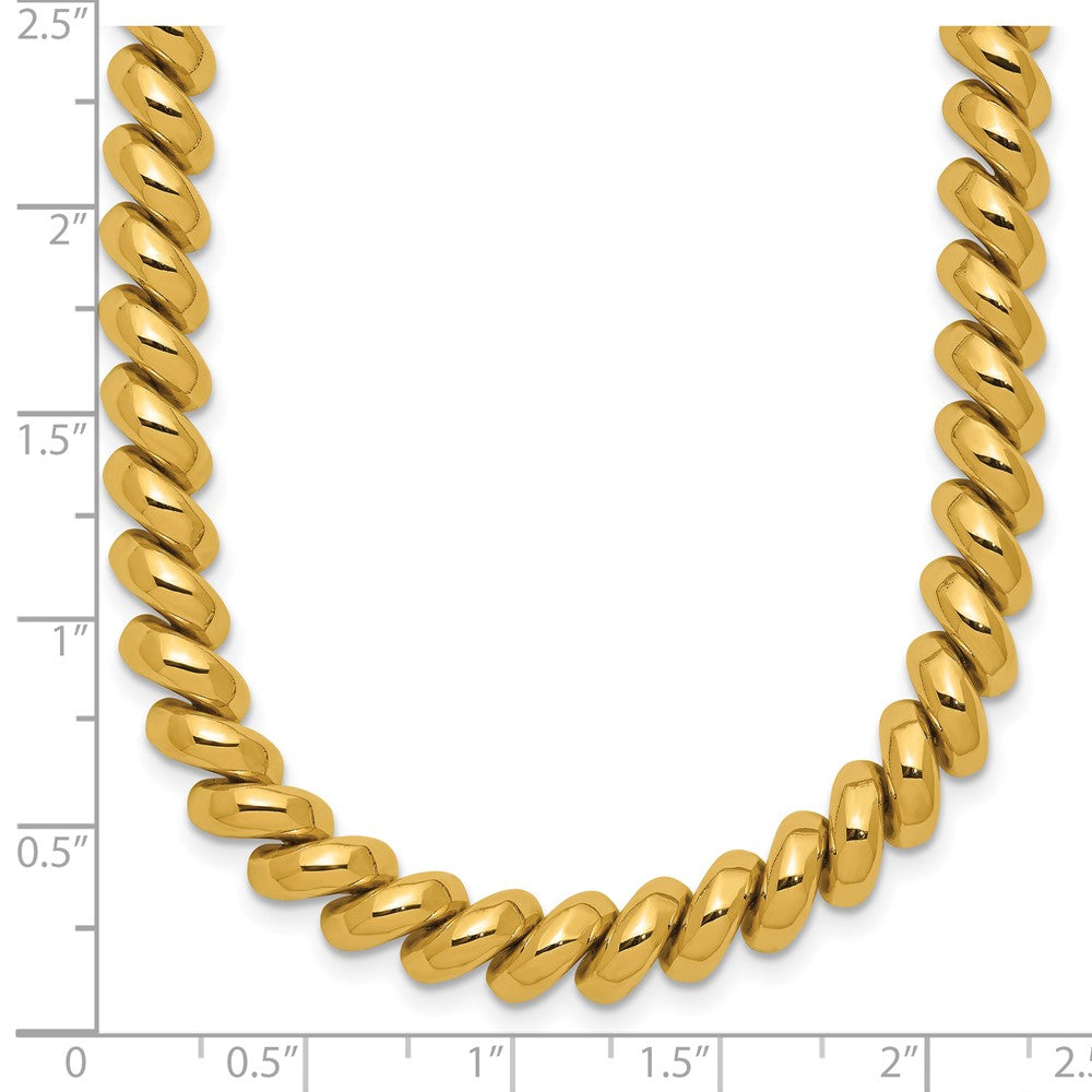 14K Yellow Gold Polished San Marco Necklace