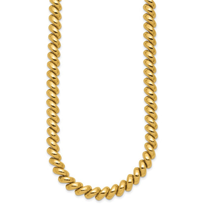 14K Yellow Gold Polished San Marco Necklace