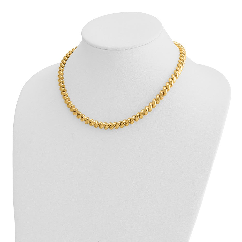 14K Yellow Gold Polished San Marco Necklace