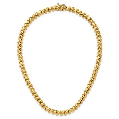 14K Yellow Gold Polished San Marco Necklace
