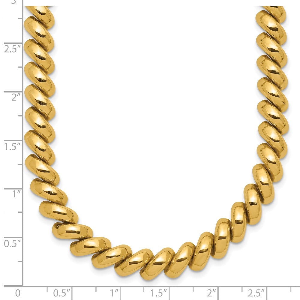14K Yellow Gold Polished San Marco Necklace