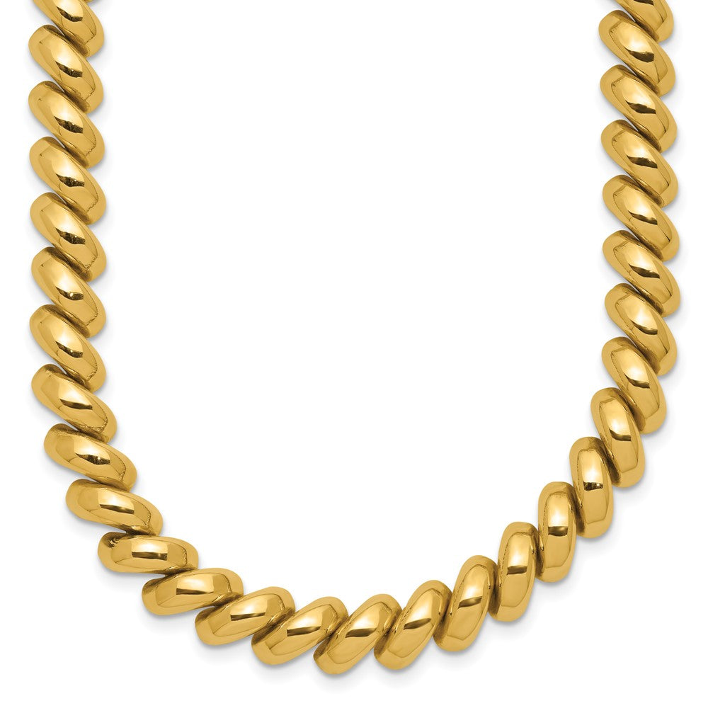 14K Yellow Gold Polished San Marco Necklace