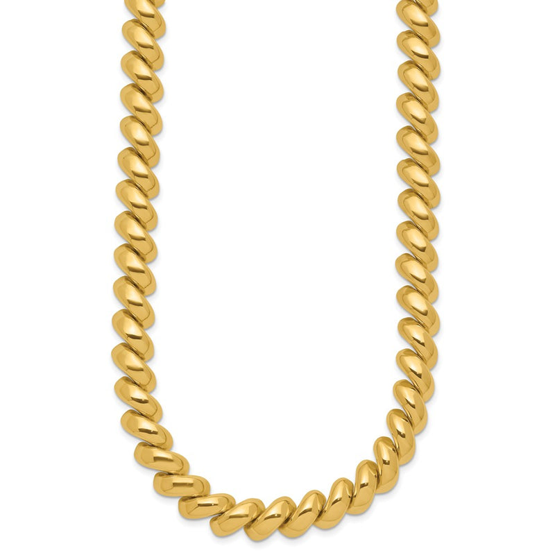 14K Yellow Gold Polished San Marco Necklace