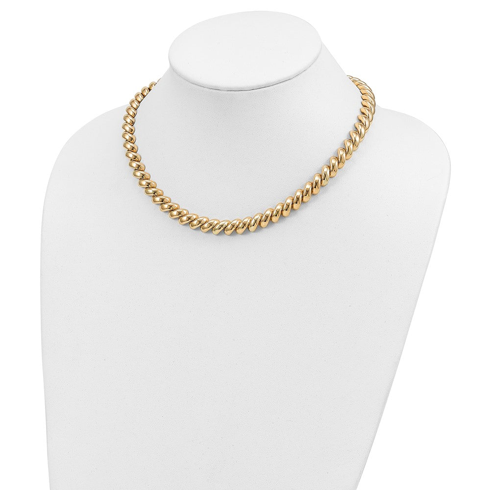 14K Yellow Gold Polished San Marco Necklace