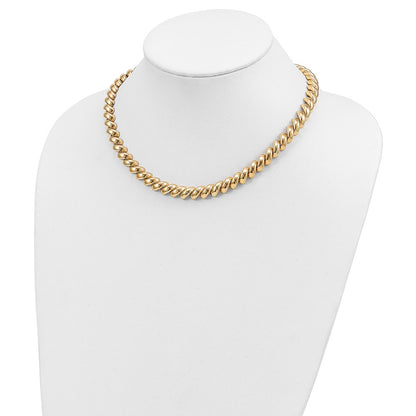 14K Yellow Gold Polished San Marco Necklace