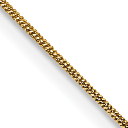 14K Yellow Gold 20 Inch .65mm Round Snake With Lobster Clasp Chain