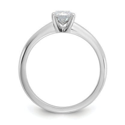 14k White Gold 1 Ct. Lab Grown Diamond VS/SI+ G+ Radiant Solitare Engagement Ring
