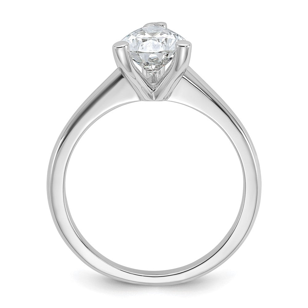 14K White Gold 1 1/2ct Lab Grown Diamond Vs/si+ G+ Pear Solitaire Engagement Ring