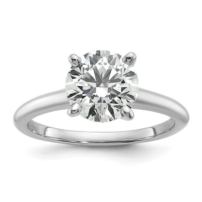 14k Two-Tone 2ct VS/SI+ G+ Lab Grown Heart Diamond Solitaire Ring