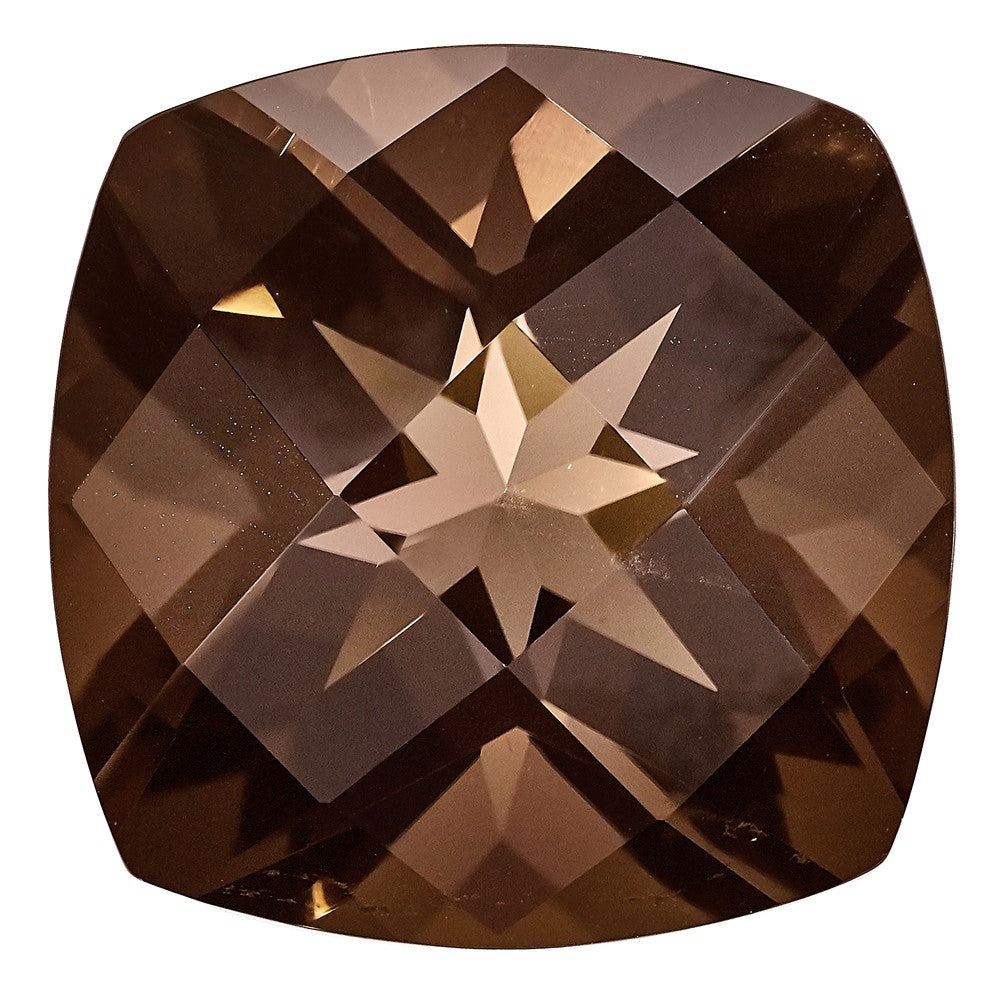 Gemstone Smoky Quarts Aa Quality 8mm Antique Cushion