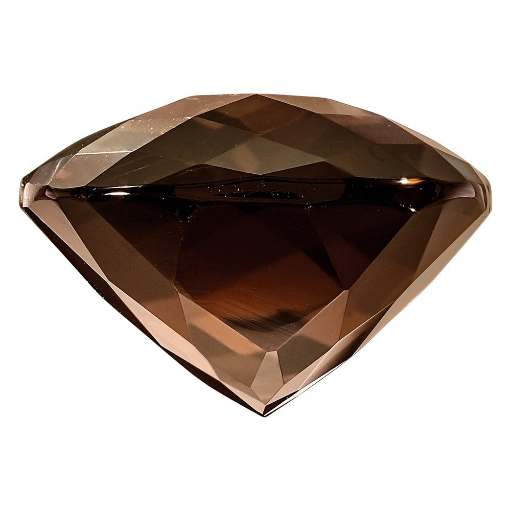 Gemstone Smoky Quartz Aa Quality 11mm Antique Cushion Checkerboard