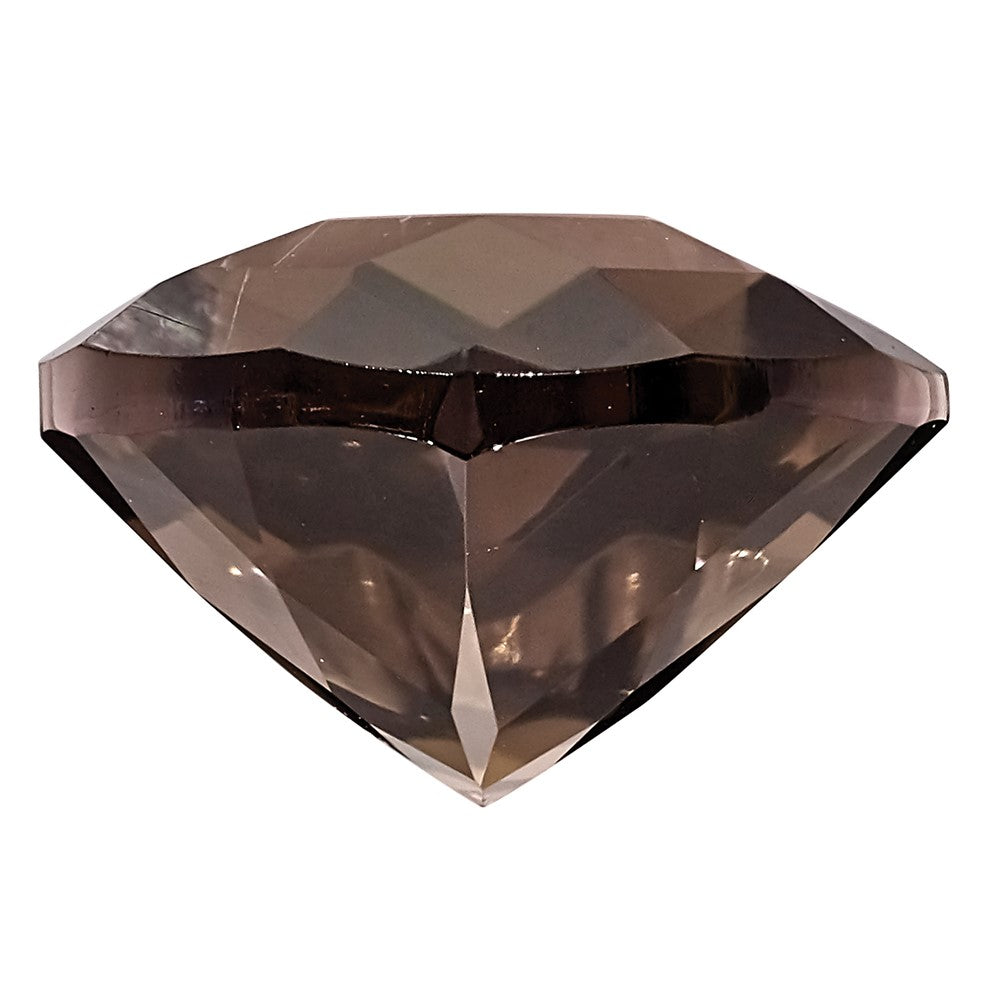 Gemstone Smoky Quartz Aa Quality 6mm Heart Checkerboard