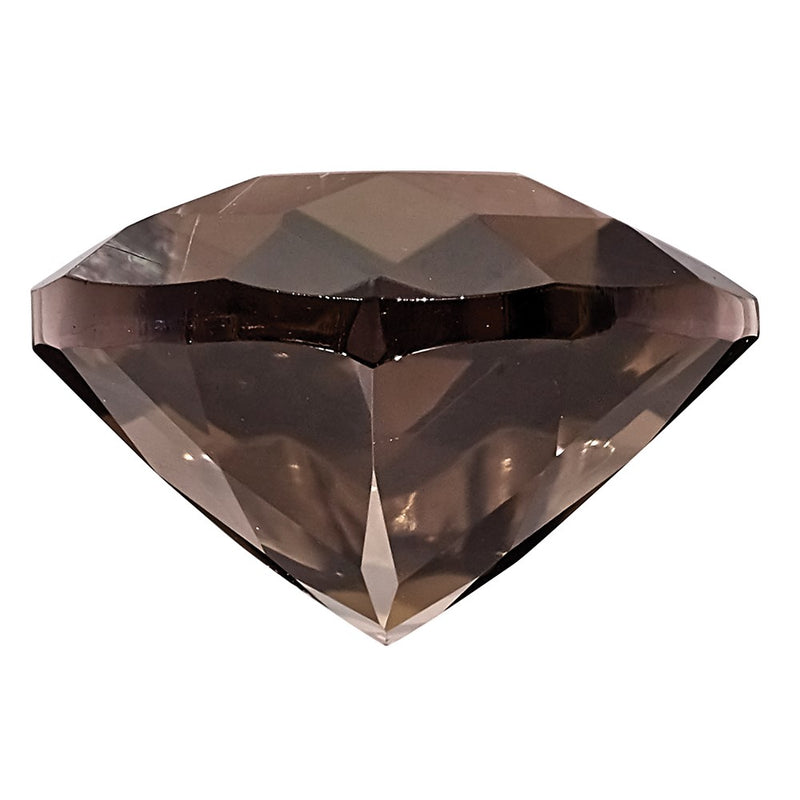 Gemstone Smoky Quartz Aa Quality 8mm Heart Checkerboard