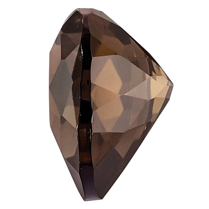 Gemstone Smoky Quartz Aa Quality 6mm Heart Checkerboard