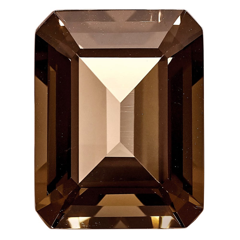 Gemstone Smoky Quartz Aa Quality 10X8mm Emerald Cut