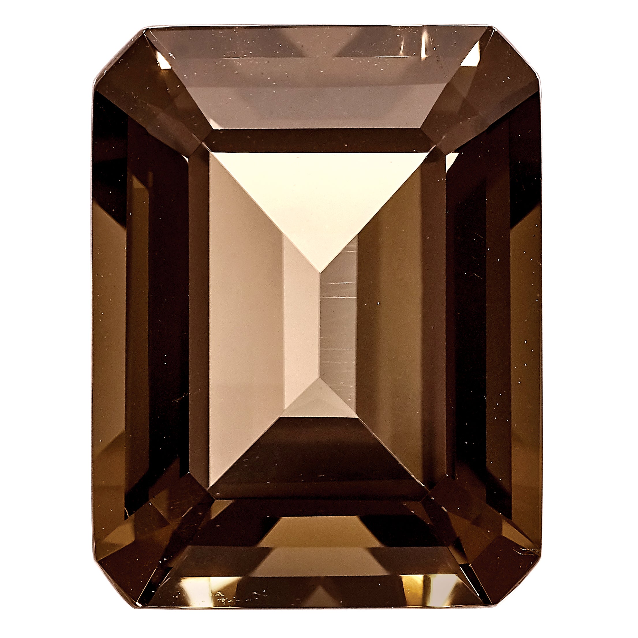 Gemstone Smoky Quartz Aa Quality 12X10mm Emerald Cut