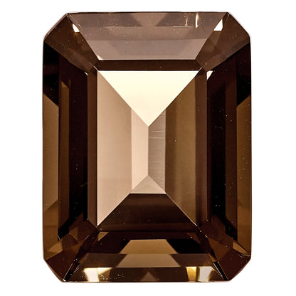 Gemstone Smoky Quartz Aa Quality 12X10mm Emerald Cut