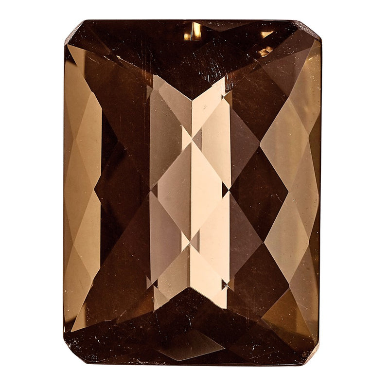 Gemstone Smoky Quartz Aa Quality 11X9mm Emerald Checkerboard