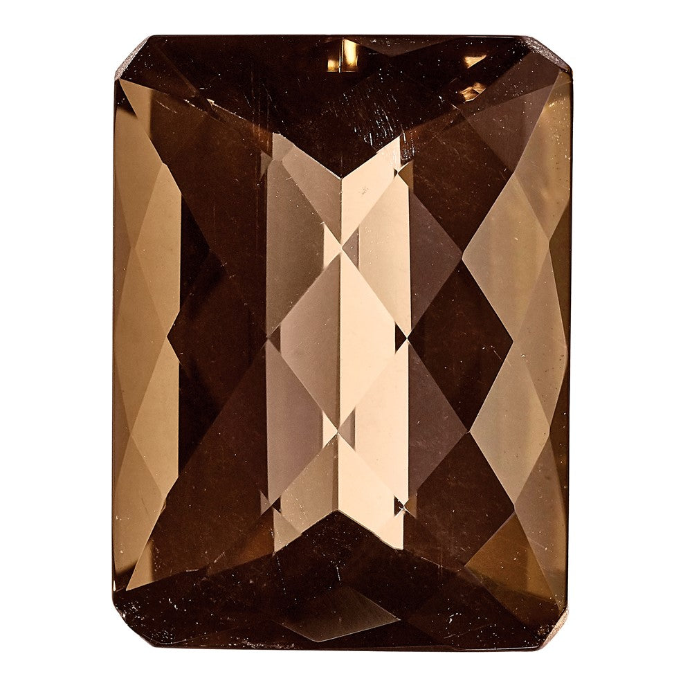 Gemstone Smoky Quartz Aa Quality 10X8mm Emerald Checkerboard