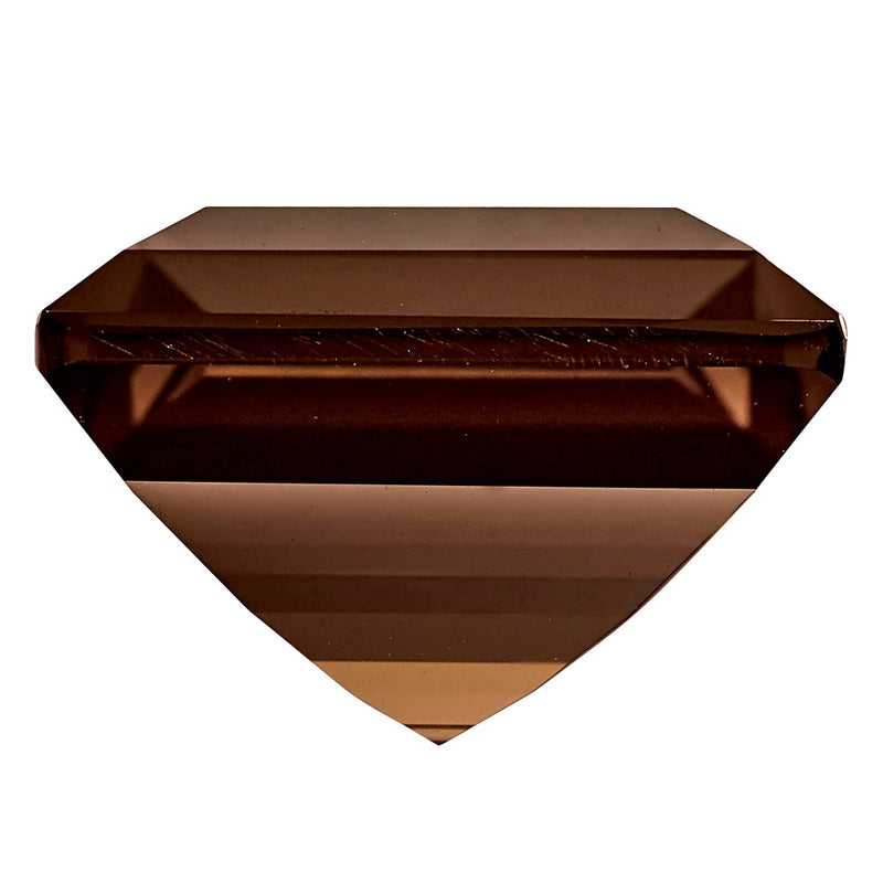 Gemstone Smoky Quartz Aa Quality 10mm Square Step-Cut