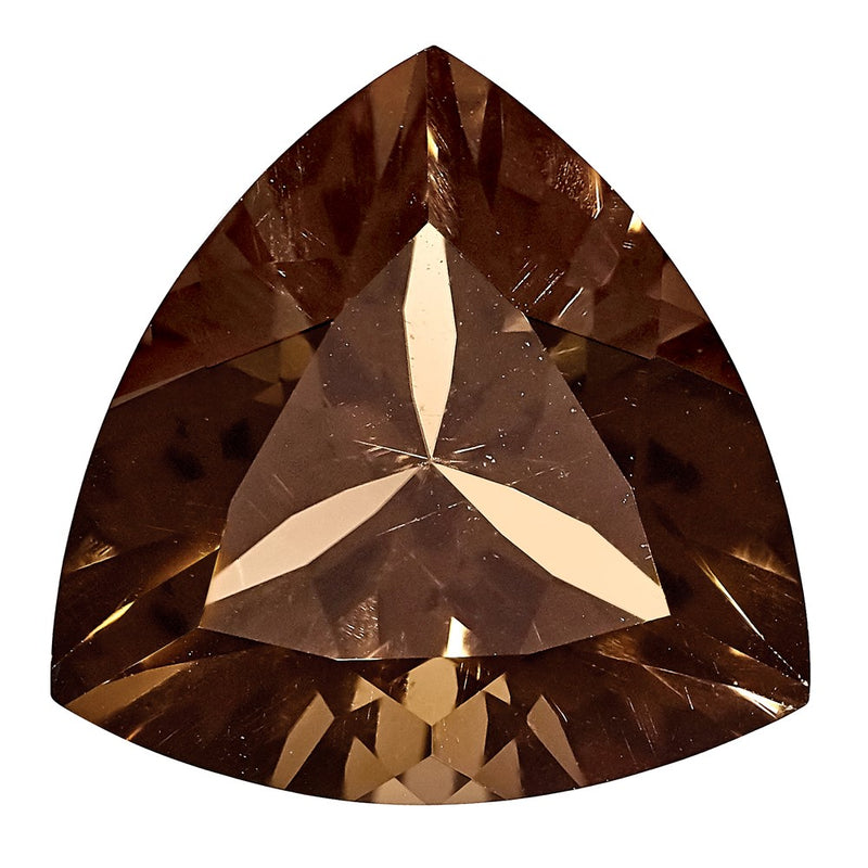 Gemstone Smoky Quartz Aa Quality 8mm Trillion