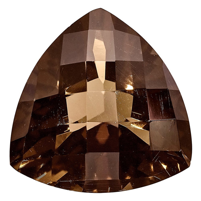 Gemstone Smoky Quartz Aa Quality 6mm Trillion Checkerboard
