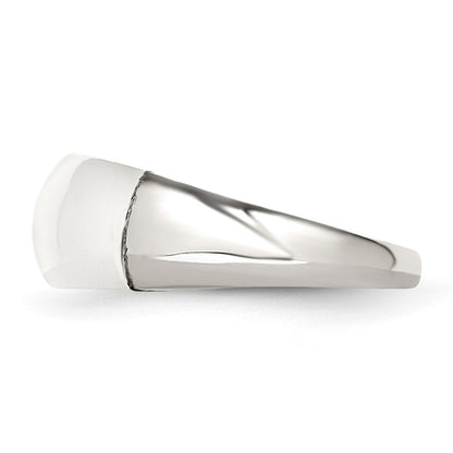 Stainless Steel 8mm Cats Eye Ring