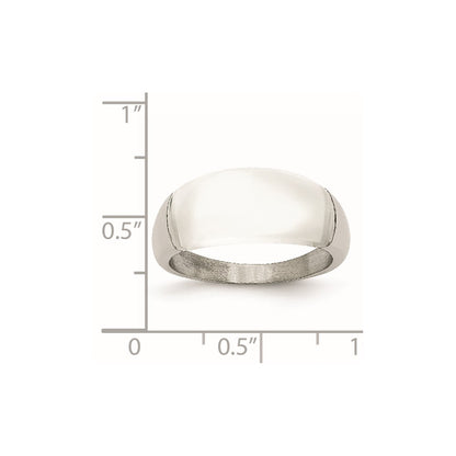 Stainless Steel 8mm Cats Eye Ring