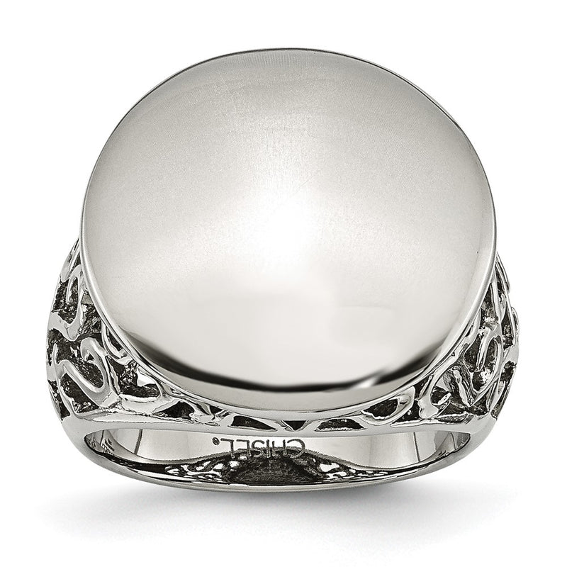Stainless Steel Polished Circle Ring