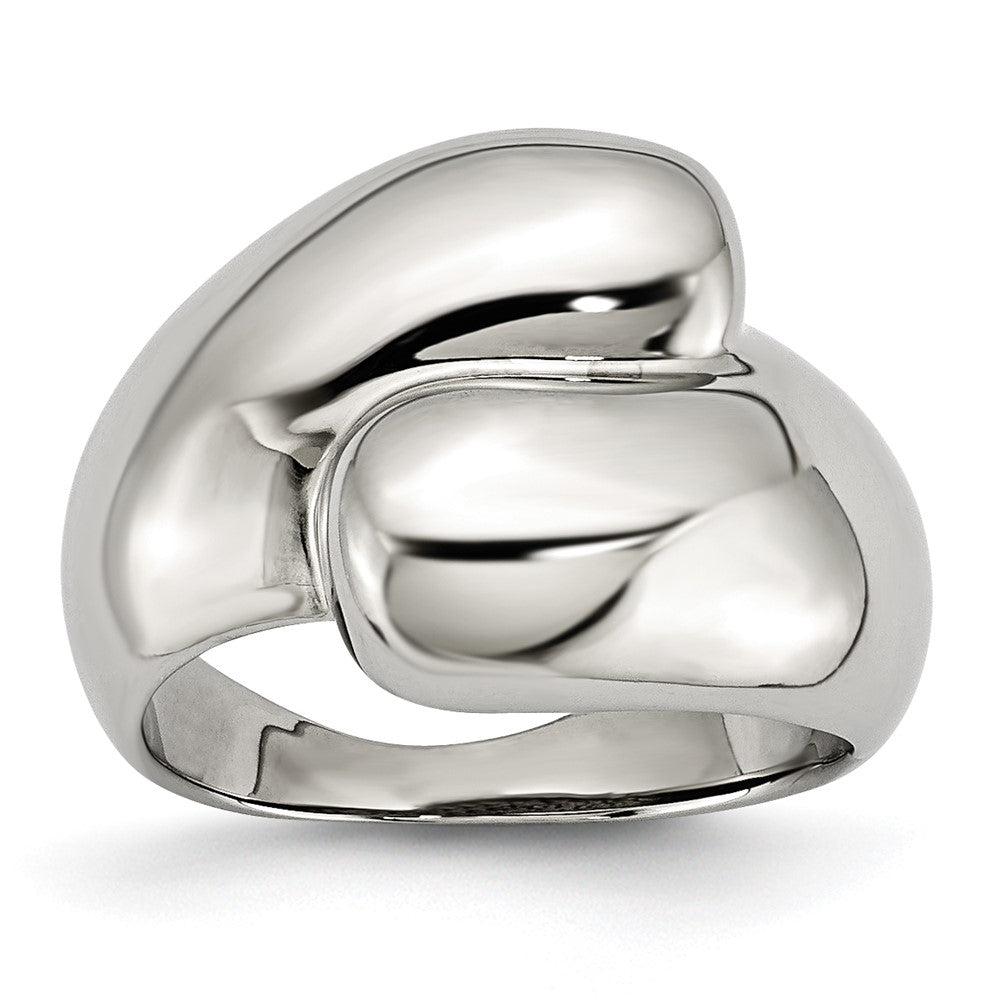 Stainless Steel Polished Size 8 Ring (Size 8 Only)