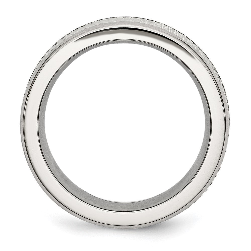 Stainless Steel Base With Mesh Center 8mm Band