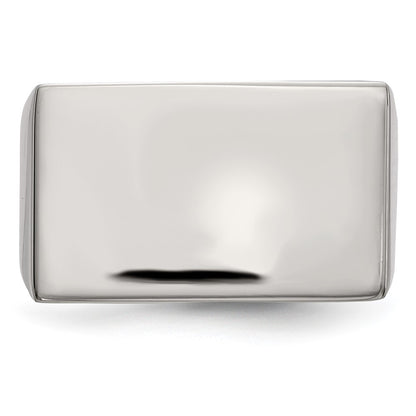 Stainless Steel Polished Id Ring