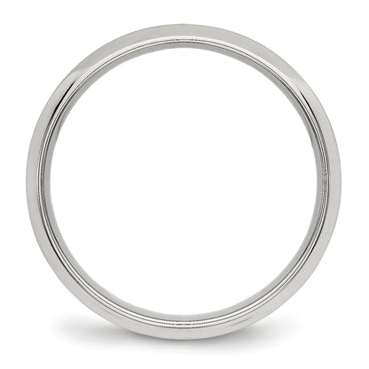 Stainless Steel Polished Brushed Center Ridged 5mm Band
