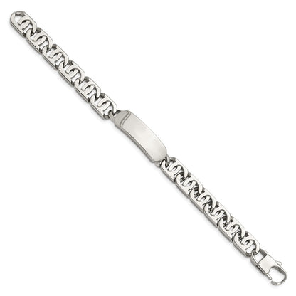 9 Inch Chisel Stainless Steel Polished 8.75 Id Bracelet
