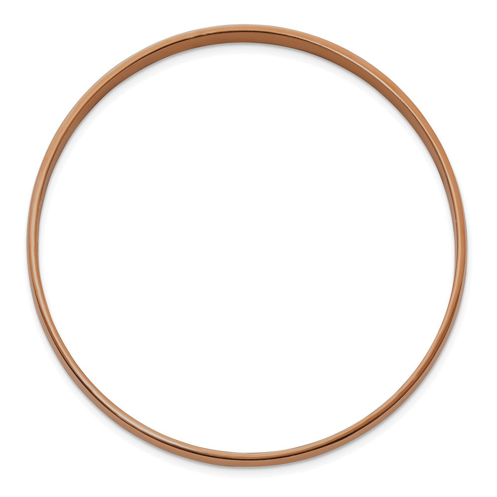 Stainless Steel Polished Brown Ip-Plated 6mm Bangle