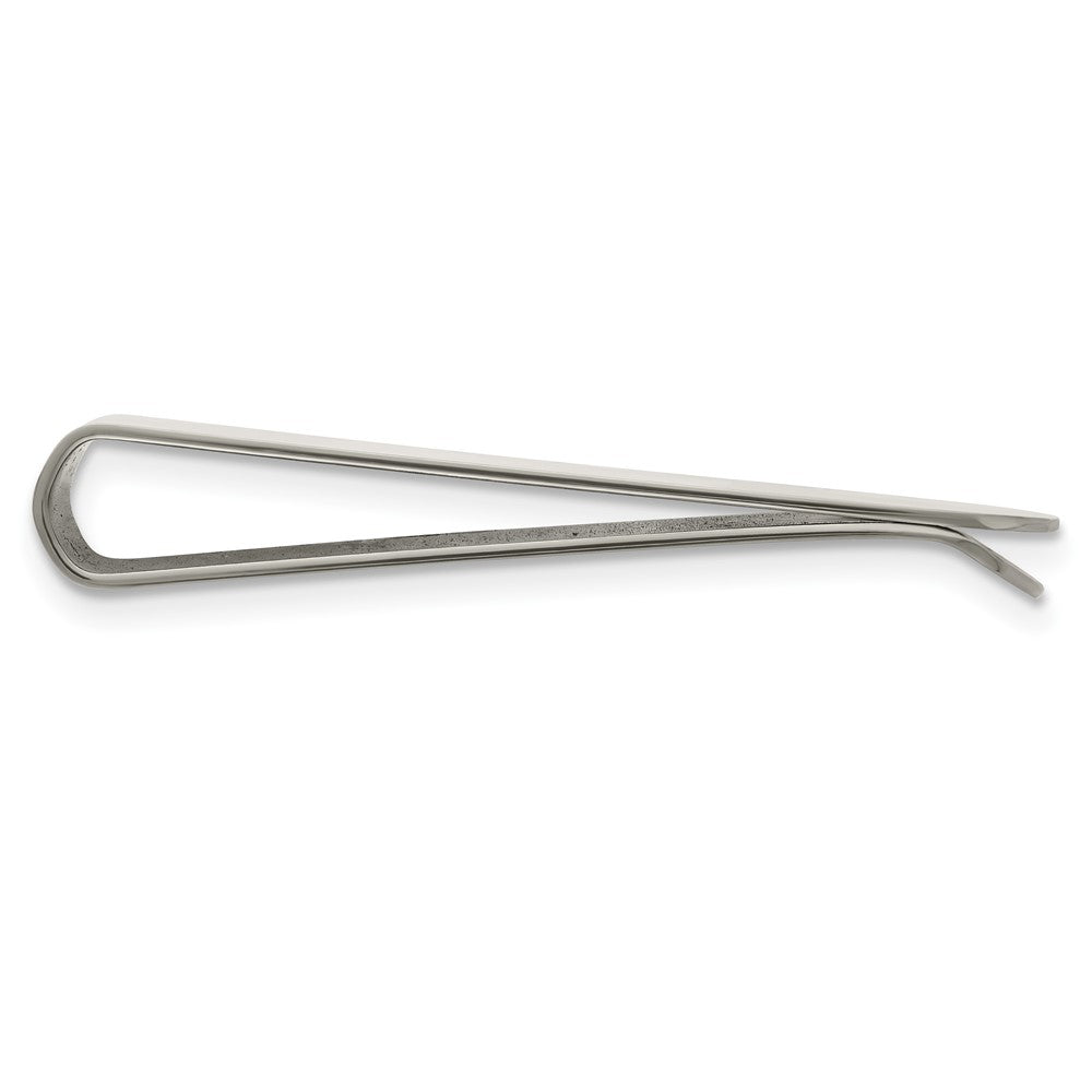 Stainless Steel Chisel Brushed Money Clip