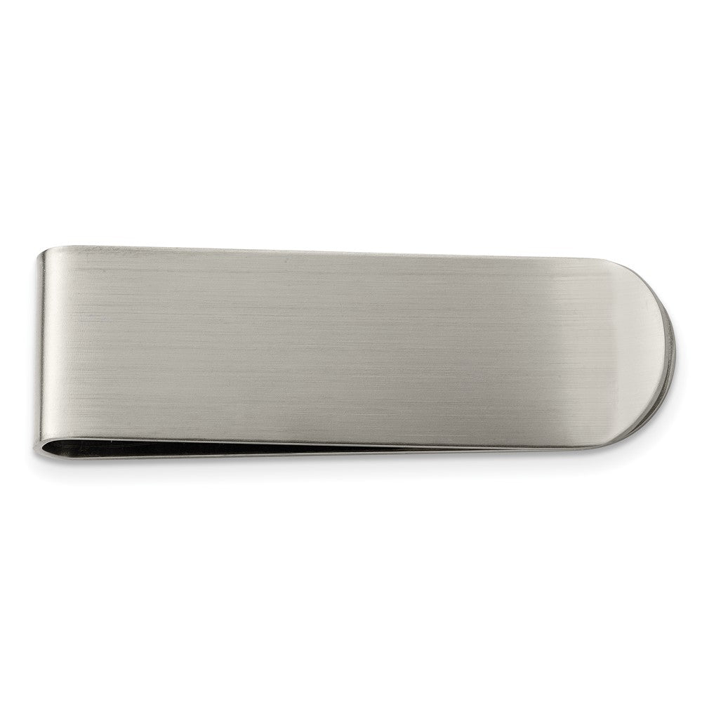 Stainless Steel Chisel Brushed Money Clip