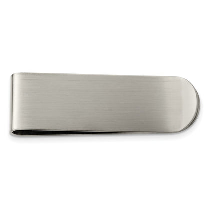 Stainless Steel Chisel Brushed Money Clip
