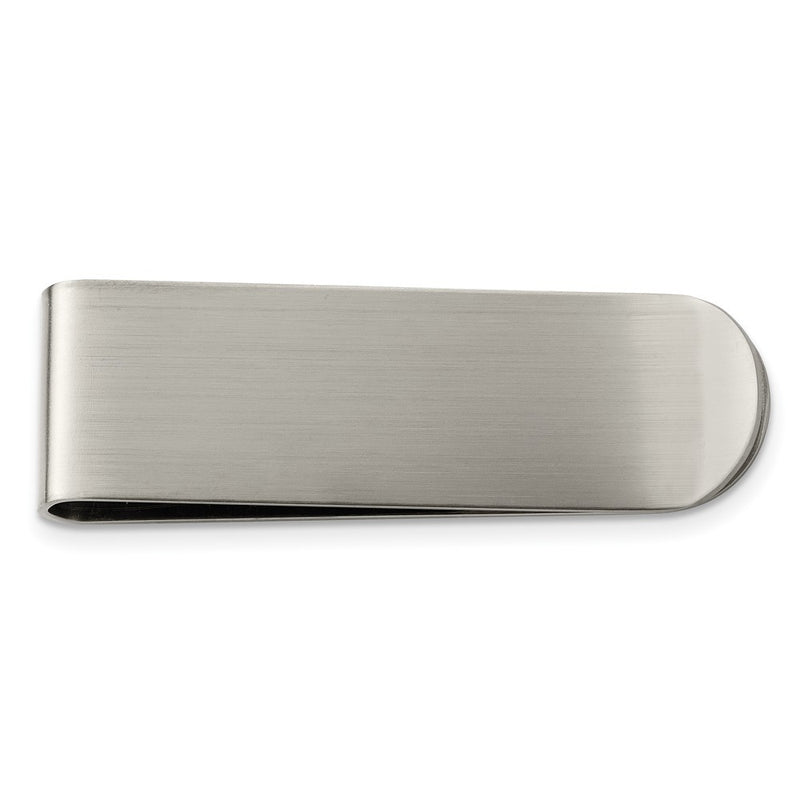 Stainless Steel Chisel Brushed Money Clip