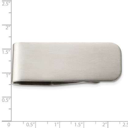 Stainless Steel Chisel Brushed Money Clip