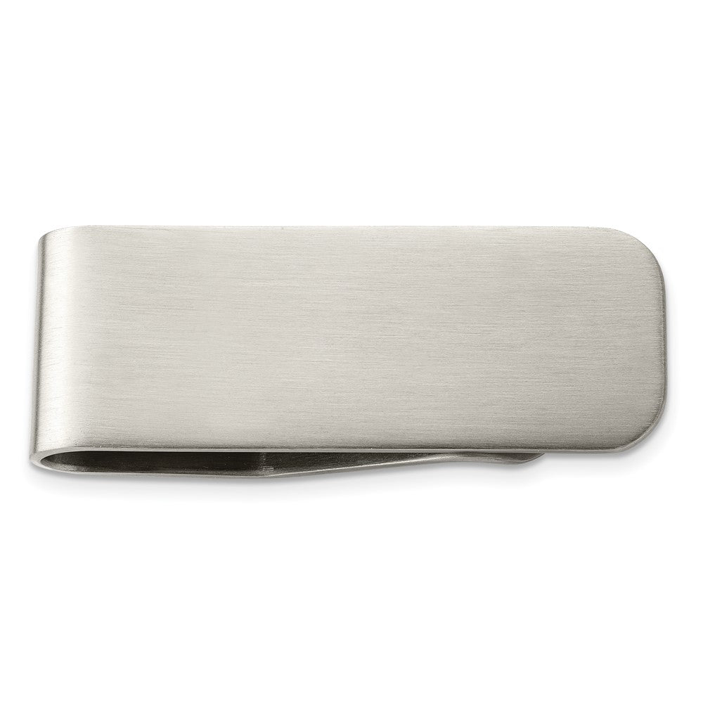 Stainless Steel Chisel Brushed Money Clip