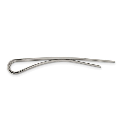 Stainless Steel Chisel Polished Money Clip