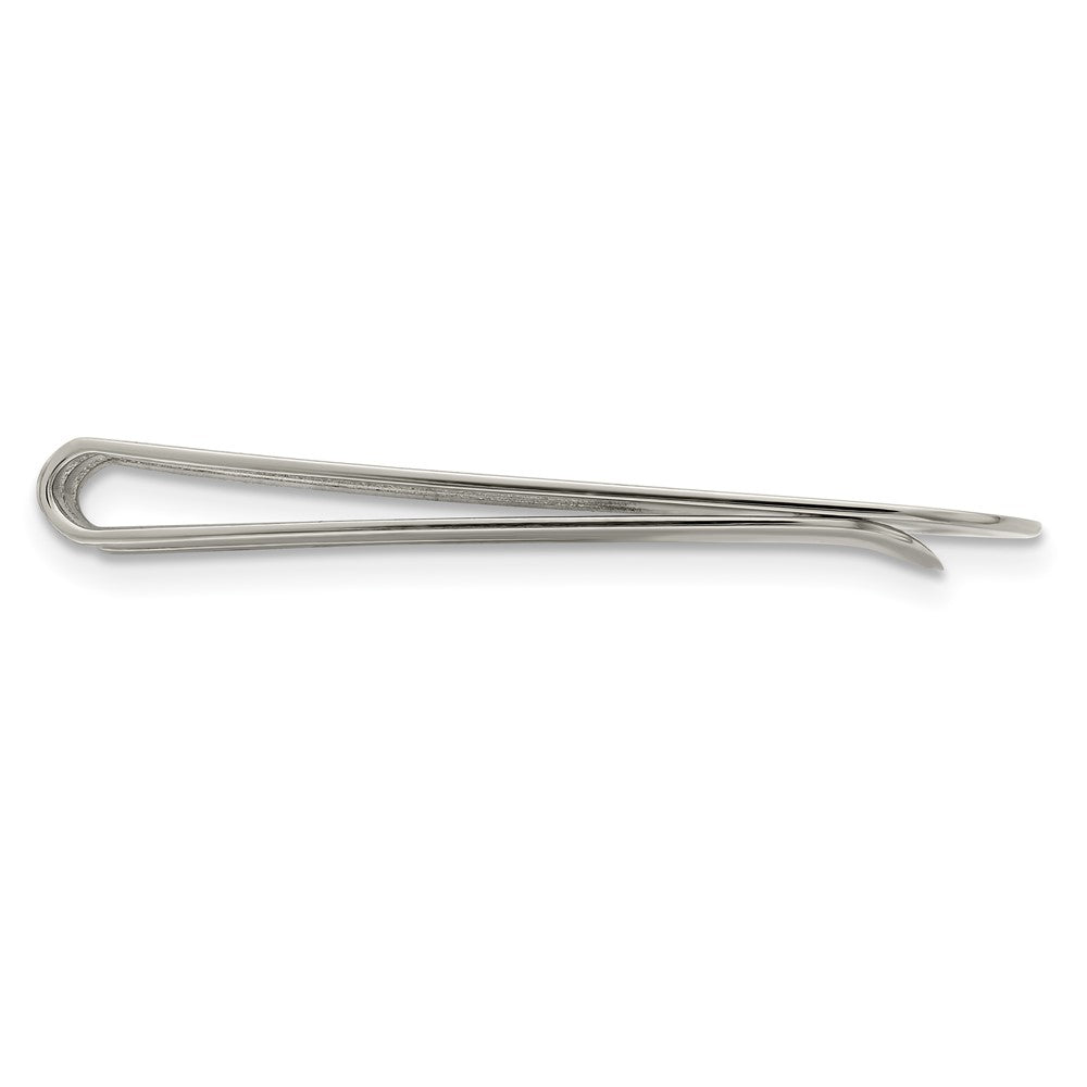 Stainless Steel Chisel Polished Money Clip