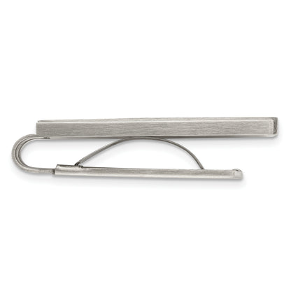 Stainless Steel Chisel Brushed And Polished Money Clip