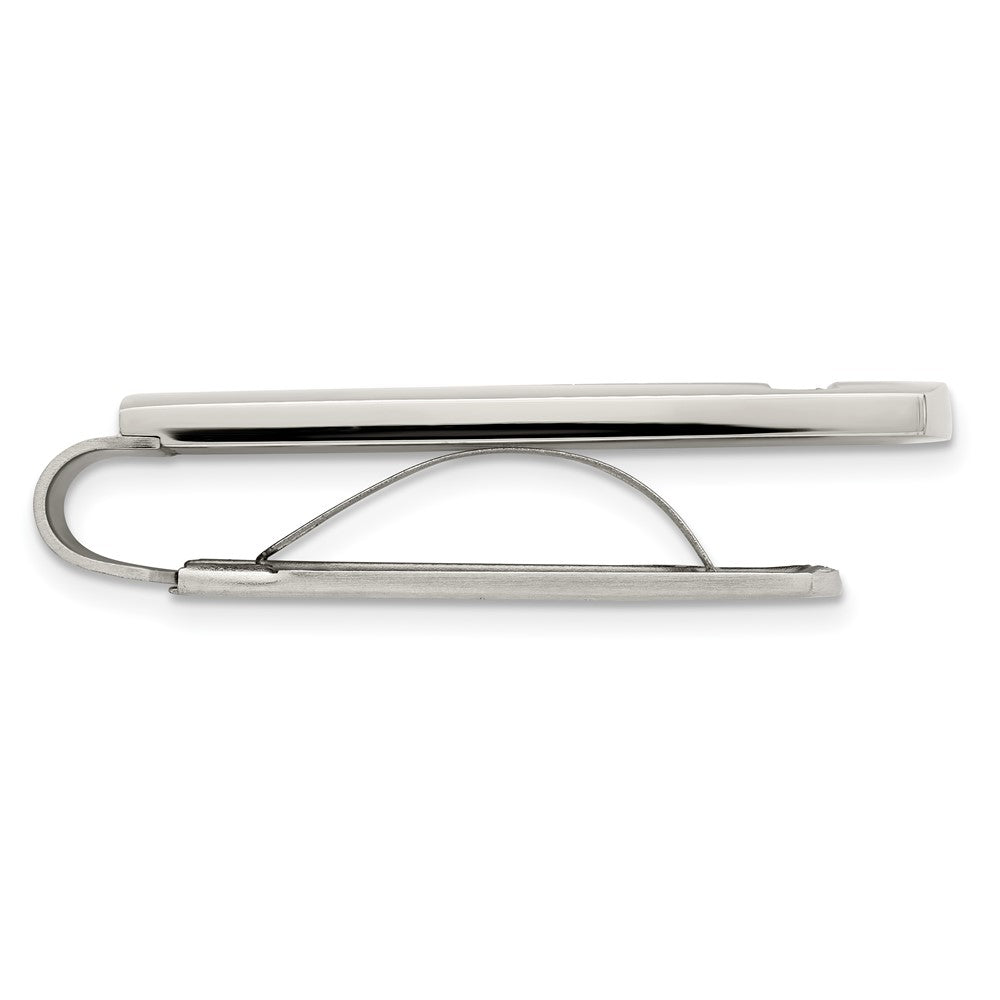 Stainless Steel Chisel Brushed Money Clip