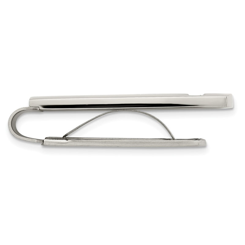 Stainless Steel Chisel Brushed Money Clip